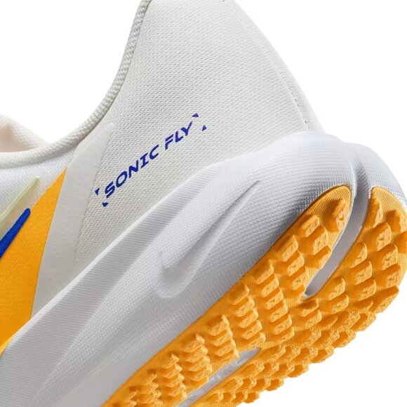 Nike Sonic Fly Big Kids Yellow Blue White Running Jogging Shoes Size 5.5Y - Picture 7 of 8